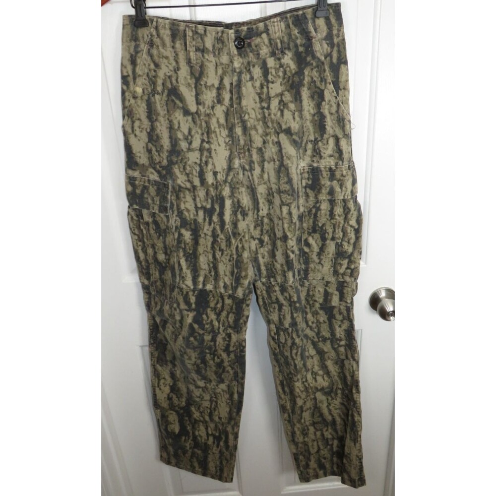 Vintage Camco Timber Ghost Camo Pants S Long USA Made Hunting Cargo 30 x 32 80s